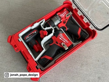 Wkładka Packout organizer do MIlwaukee FID2 / FPD2