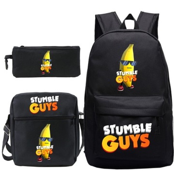НАБОР РЮКЗАК СУМКА ЧЕХОЛ ДЛЯ КАРАНДА STUMBLE GUYS ЦВЕТА