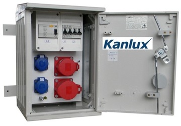ROZDZIELNIA ELEKTRYCZNA SKRZYNKA BUDOWLANA ERBETKA