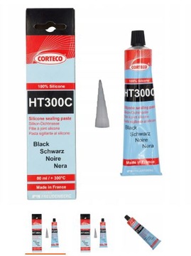 CORTECO WYSOKOTEMPERATUROWY SILIKON USZCZELNIACZ MISKI OLEJOWEJ HT300C 80ml