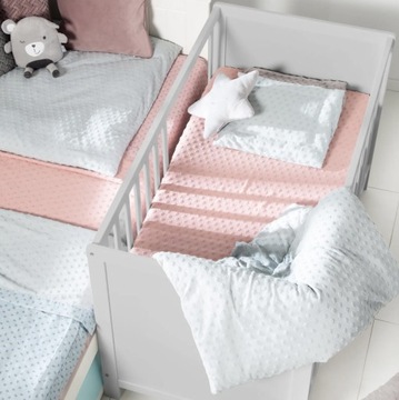 ДЕРЕВЯННАЯ ДЕТСКАЯ КРОВАТЬ, РЕГУЛИРУЕМАЯ ВЫСОТА, СЕРАЯ, РЕГУЛИРУЕМАЯ, 60 x 120 см