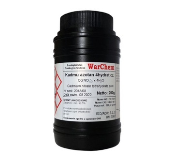 AZOTAN KADMU 4hydrat - czysty - 250g