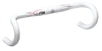 ITM Alutech 7075 kierownica szosowa 420mm biała