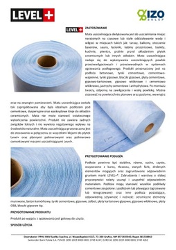 Коврик уплотнительный 1м Супергидроизоляционный L+PP
