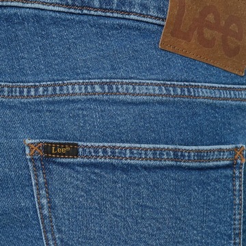 Lee LUKE SLIM TAPERED Mid Worn In RURKI BLUE DżINS W32 L30