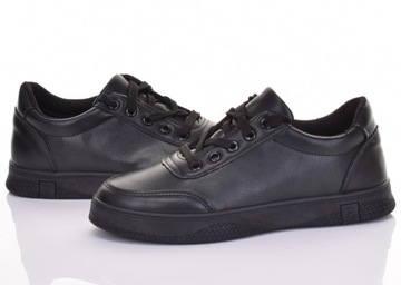 СПОРТИВНАЯ ОБУВЬ ЖЕНСКАЯ, КОЖАНЫЕ ТЕННИСНЫЕ ОБУВИ, ЧЕРНЫЕ