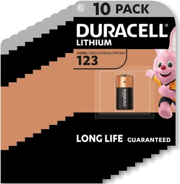 Bateria litowa Duracell CR123A