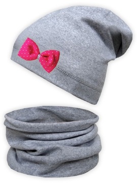 Komplet CZAPKA + TUBA beanie komin KOLORY r. 46-51