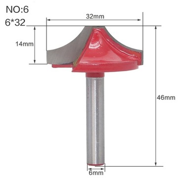 Фреза для закругления формы 22/6 R11 угловая