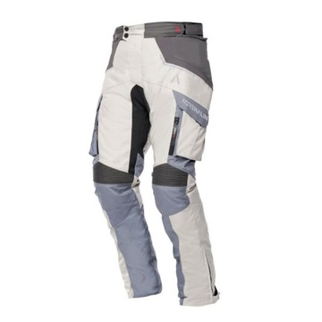 Spodnie motocyklowe turystyczne ADRENALINE ORION PPE kolor beżowy/szary M