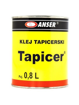 KLEJ PROFESJONALNY TAPICER PUSZKA 0,8L PIANKA TKANINY OWATA GĄBKA