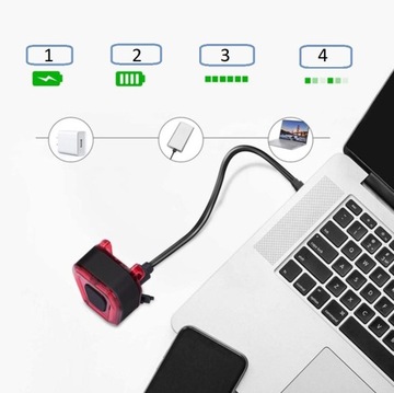 CREE 1200 LED ВЕЛОСИПЕДНЫЙ ФОНАРЬ ВЕЛОСИПЕД + КРОНШТЕЙН + ТОРМОЗНОЙ ФОНАРЬ ЗАДНИЙ