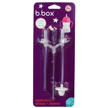 НАБОР ИЗ 2 ЗАПАСНЫХ СОЛОМОК С ЩЕТКОЙ B.BOX BB00525 BBOX СОЛОМКА, 2 УПАКОВКИ