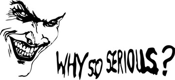naklejka off road bok auta joker why so serious