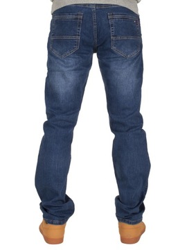 Spodnie męskie jeans W:39 106 CM L:32 granat