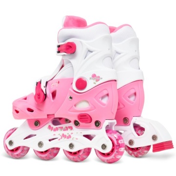 Роликовые коньки 4-в-1 Регулируемые фигурные коньки RAVEN Balloon Pink 37-40