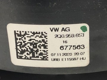 PÁSEK AIRBAG SEAT ARONA 2Q0959653 HATCHBACK KROUŽEK POD VOLANT