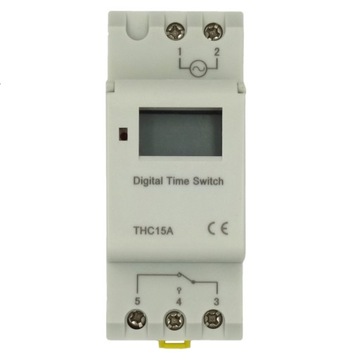 ПРОГРАММАТОР ТАЙМЕРА 230 В DIN-рейка TH35 DIGITAL WEEKLY