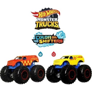 Hot Wheels Monster Truck auto zmieni kolor Town Hauler Color Shifters HGX06