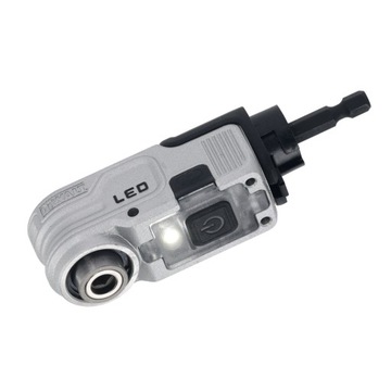 DEWALT NASADKA KĄTOWA DO WKRĘTARKI UCHWYT NA BITY HEX 1/4 LED USB DTLRA