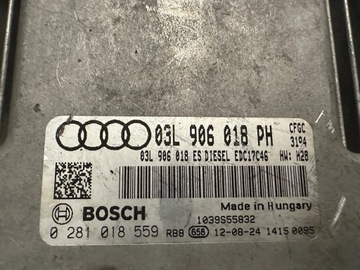 AUDI Q3 8U 2012 ŘÍZENÍ MOTORU