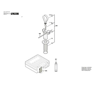 Tuleja uchwytu Młotowiertarka BOSCH GBH4-32DFR 100