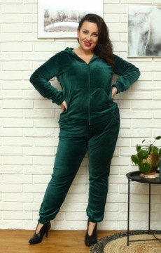 Велюровый спортивный костюм PLUS SIZE 3XL BOTTLE SET