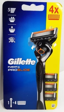 MASZYNKA GILLETTE FUSION 5 PROGLIDE + 4 OSTRZA