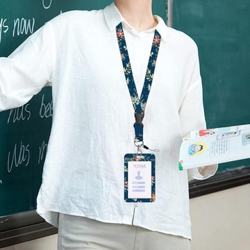 Держатель для карточек Симпатичные ремешки на шею в виде карточек