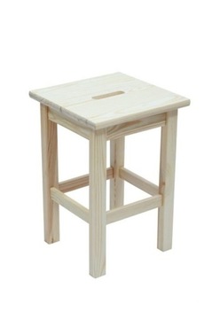 Taboret drewniany sosna 30 x 30 x 44 cm