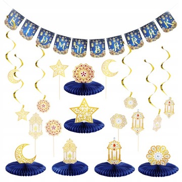 1 zestaw Eid Mubarak Ramadan mubaraka Banner