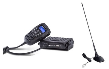 RADIO W ''GRUSZCE'' MIDLAND M-5 +MAŁA MAGNETYCZNA ANTENA CB ALBRECHT CBM516