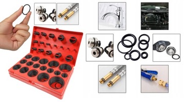 УПЛОТНИТЕЛЬНЫЕ КОЛЬЦА РЕЗИНОВЫЕ УПЛОТНЕНИЯ РЕЗИНЫ НАБОР УПЛОТНИТЕЛЬНЫХ КОЛЬЦЕВ МАСЛЯНОЗАЩИТНЫЙ ОРГАНАЙЗЕР 419 ШТ.