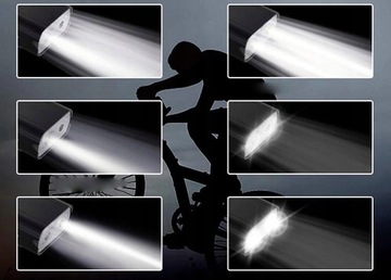 СВЕТОДИОДНАЯ ВЕЛОСИПЕДНАЯ ФАРА ПЕРЕДНЯЯ 800 ЛЮМЕН МОЩНЫЙ КОМПЛЕКТ ЗАДНИХ ОСВЕЩЕНИЙ ШАНС