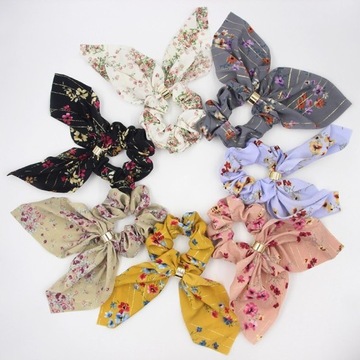 7szt / GUMKA FROTKA DO WŁOSÓW SCRUNCHIES apaszka