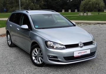 Volkswagen Golf VII Variant 1.6 TDI BlueMotion  110KM 2015 Volkswagen Golf 1,6 Tdi Navi Alufelgi Klimatronik Po oplatach z Niemi, zdjęcie 1