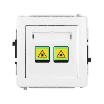 KARLIK DECO DGOP-2 Mechanizm gniazda światłowodowego/optycznego podwójnego