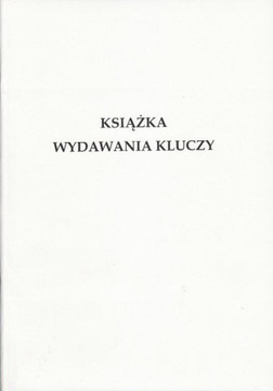 KSIĄŻKA WYDAWANIA KLUCZY