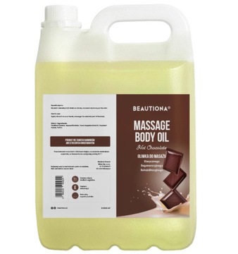 OLIWKA OLEJEK DO MASAŻU CIAŁA TWARZY CZEKOLADA 5000 ML BEAUTIONA
