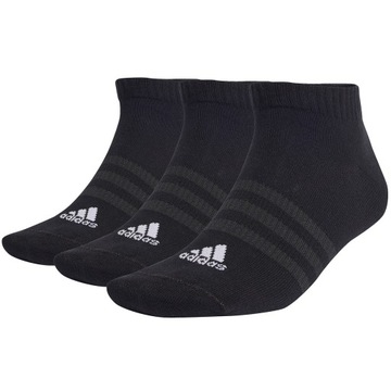 34-36 adidas Tenké a ľahké športové oblečenie Nízky strih, 3 páry ponožiek čierne IC13