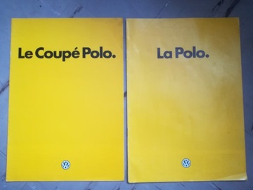2x Prospekt Vw Polo 86c Gt Kombi Cl Rarytas