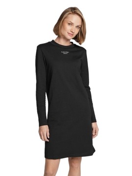 CALVIN KLEIN DRESS - SUKIENKA CZARNA DAMSKA L