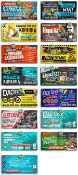 Baner Reklamowy Wzory 500x300cm - Projekt Gratis