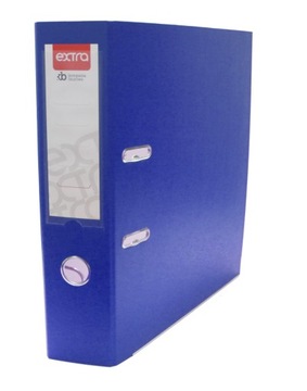 Segregator A4/75 EXTRA dźwignia okuty niebieski