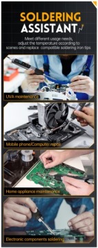 Fnirsi HS-02A Умный паяльник 100 Вт Комплект Стандартный