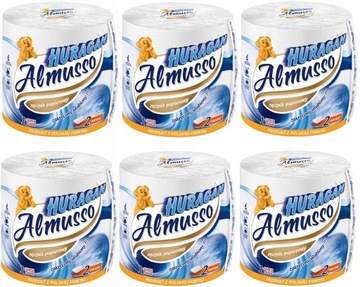 Almusso Huragan ręcznik papierowy zestaw 6 rolek