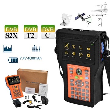 ИЗМЕРИТЕЛЬ ПОИСКА ТВ-СИГНАЛА DVB-S/S2/S2X/T/T2