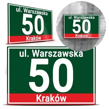TABLICZKA na dom Tablica Adresowa NUMER DOMU wz 31