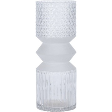 Wazon szklany cylindryczny, 30 cm