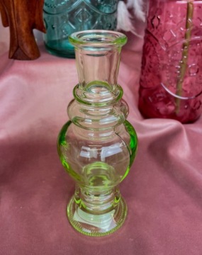 ВАЗА ПОДСВЕЧНИК ВЕНЕЦИЯ В15,5 СМ МЯГКИЙ ЗЕЛЕНЫЙ микс УЗОРОВ